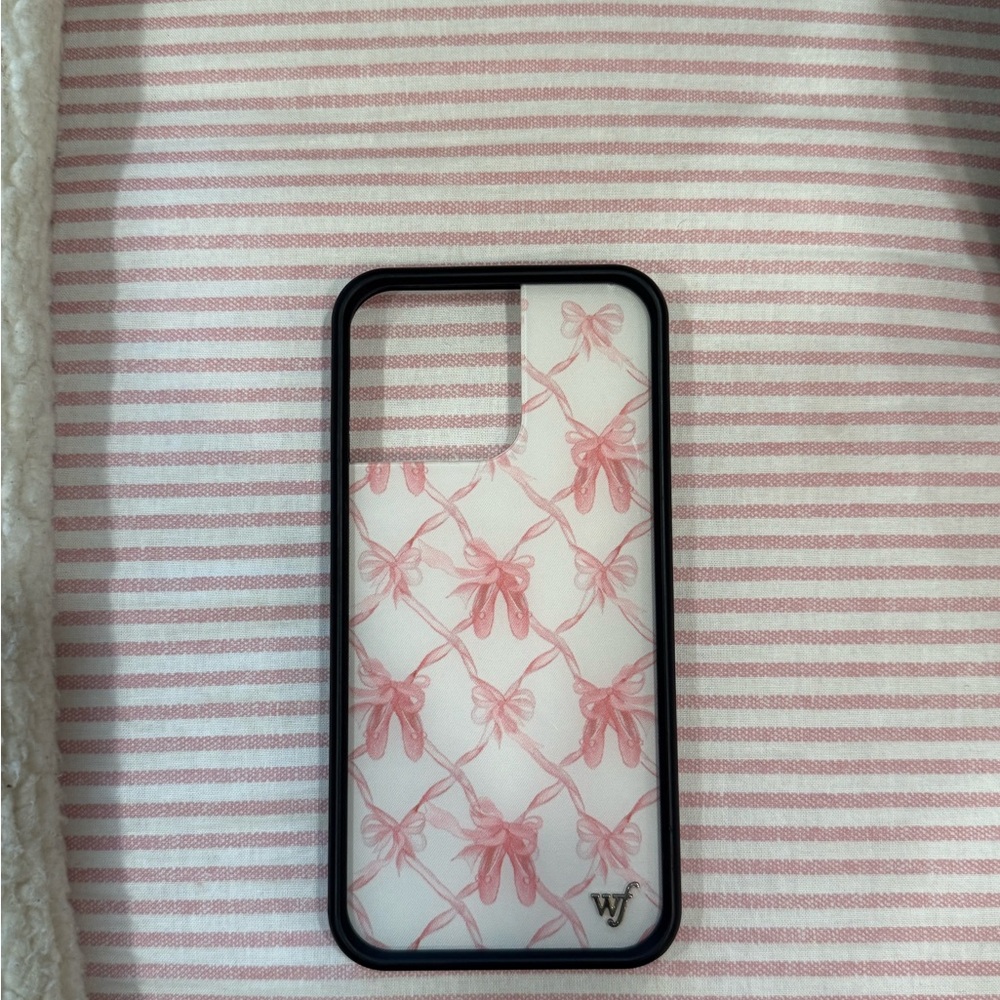 Pink Bow Pattern Phone Case